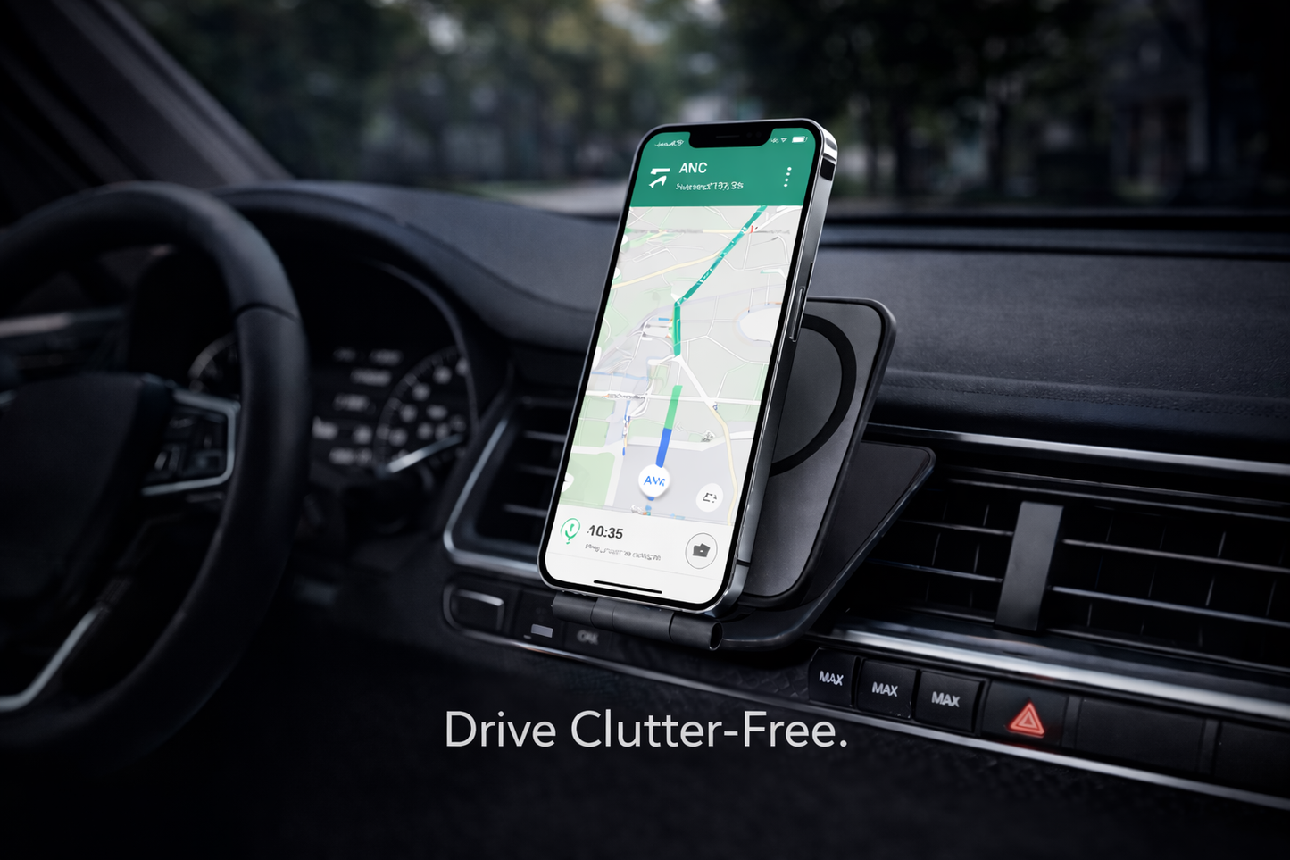 DriveCore Ultra-Thin Foldable Magnetic Car Phone Holder