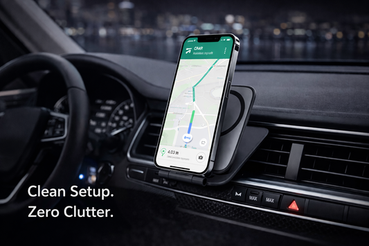 DriveCore Ultra-Thin Foldable Magnetic Car Phone Holder