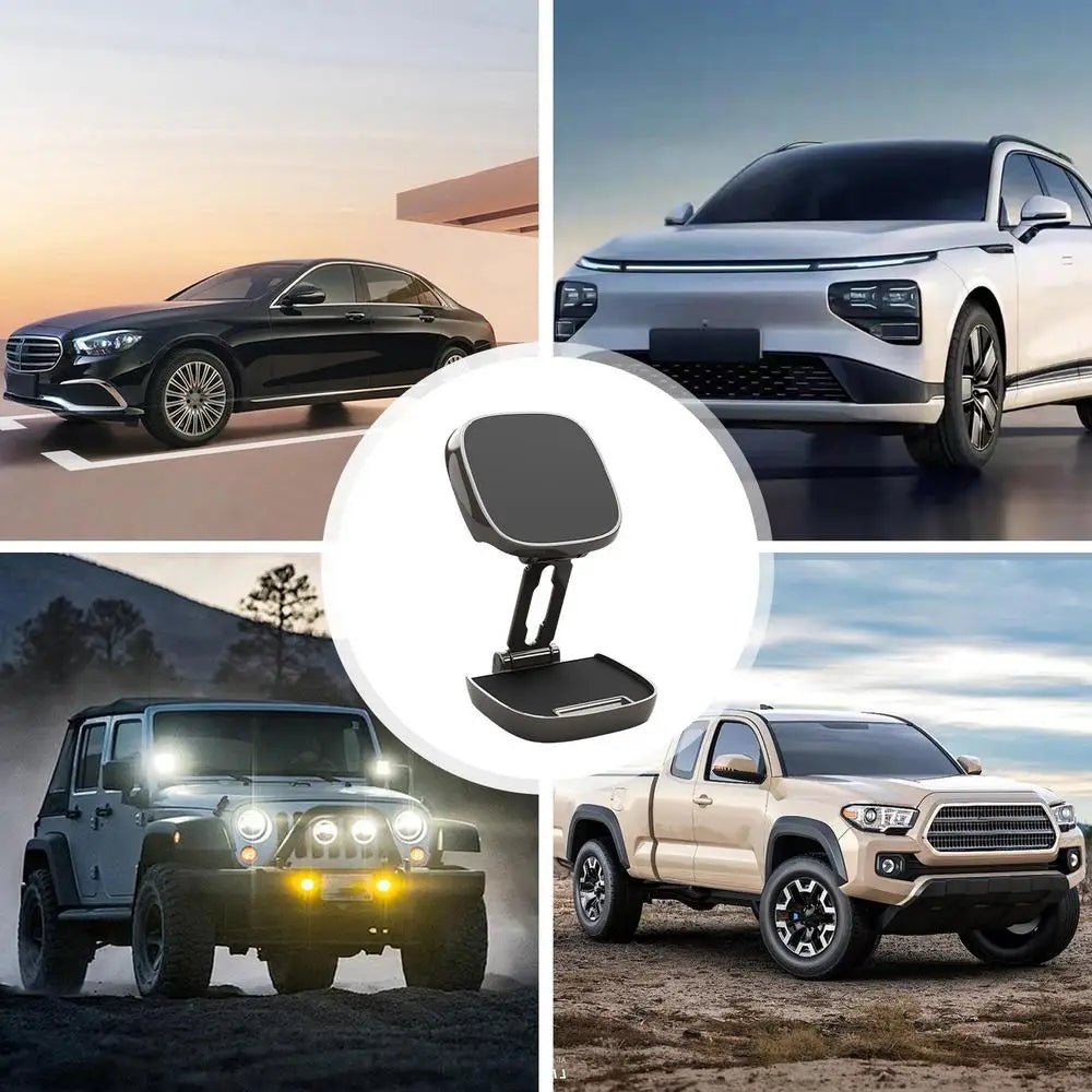 DriveCore Adjustable Magnetic Car Phone Holder — Bendable Arm Dashboard Mount